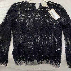 Adorable Mason lace top!